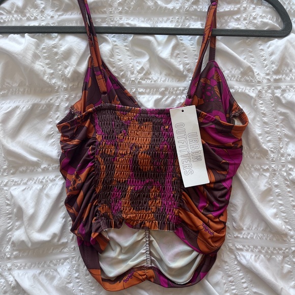 Urban Outfitters NWT pink and brown top - Picture 2 of 2